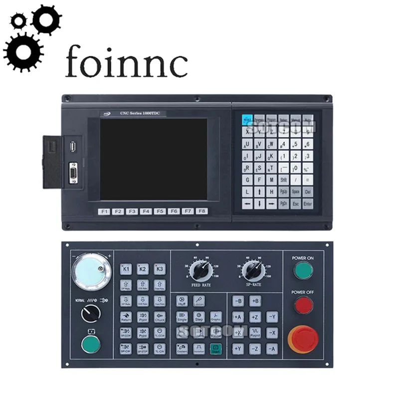 Cnc Lathe Controller Szgh-cnc1000tdc New English Control Panel Plc And Macro Functions 2 Axis Controller For Cnc Turning Centers