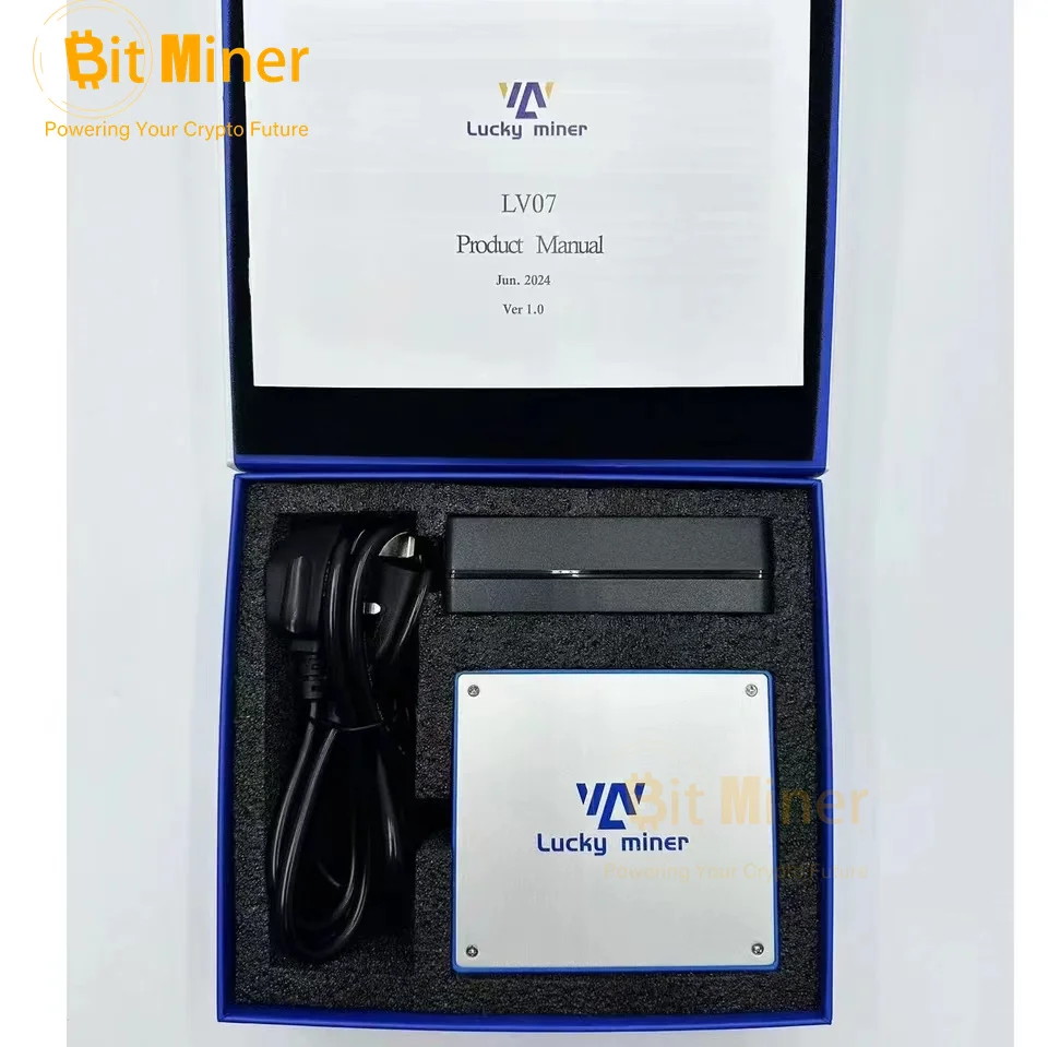 Solo Miner Lucky Miner LV6 Latest Upgrade Model Lucky Miner V7 1TBGH/S Bitcoin Miner crypto btc miner Asic Chip Home Use Machine