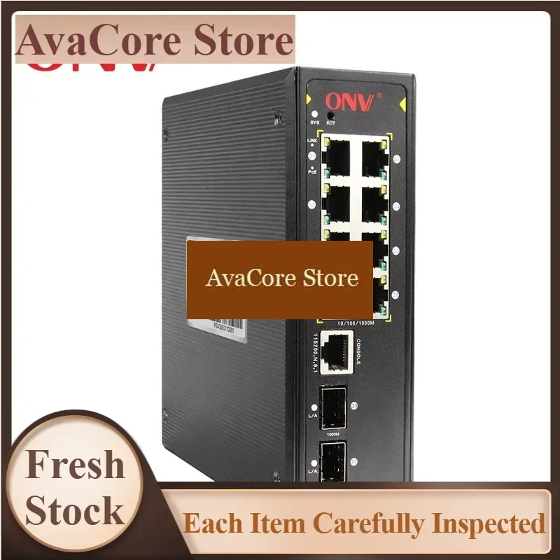 AvaCore ONV 10 port  managed switch (ONV-IPS33108PFM-04) available