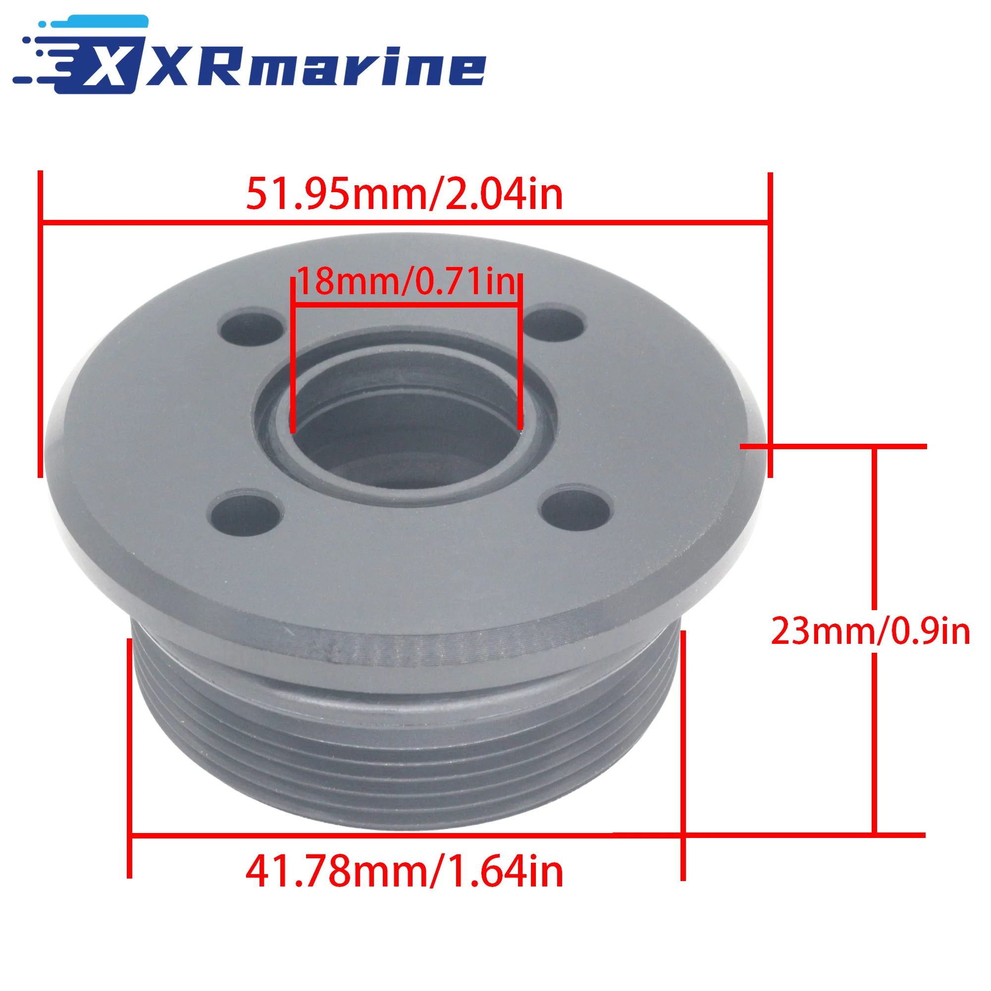 64E-43821-00 2 Pcs Trim Cylinder Cap Screw End Inclueds Seals for Yamaha Outboard Motor 115 To 250 HP 64E-43821-09 4E-43800-00 - view 2