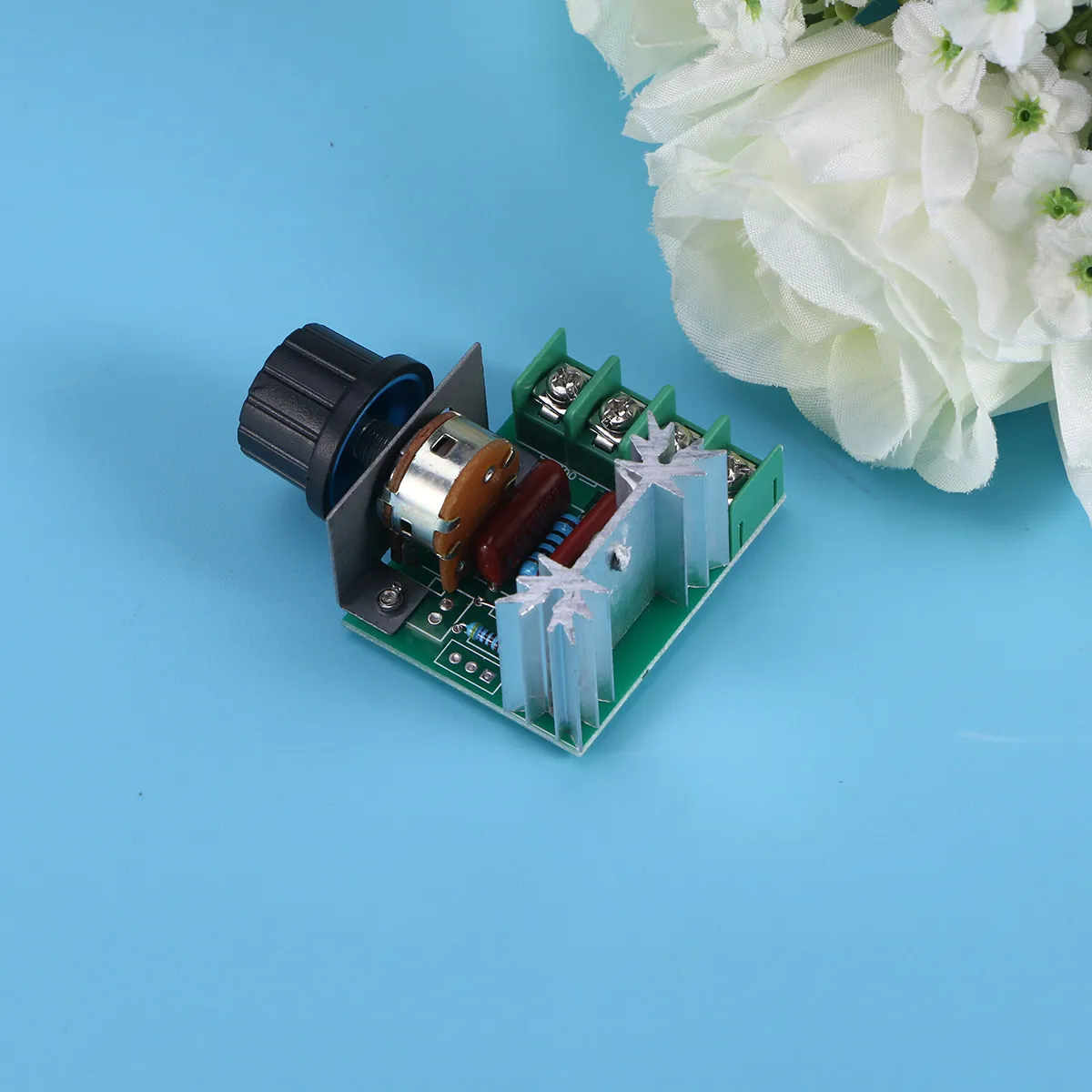 2Pcs Electronic Temperature Controller For Temperature Control Makers Voltage Regulator 2000W 220V High Power Motor