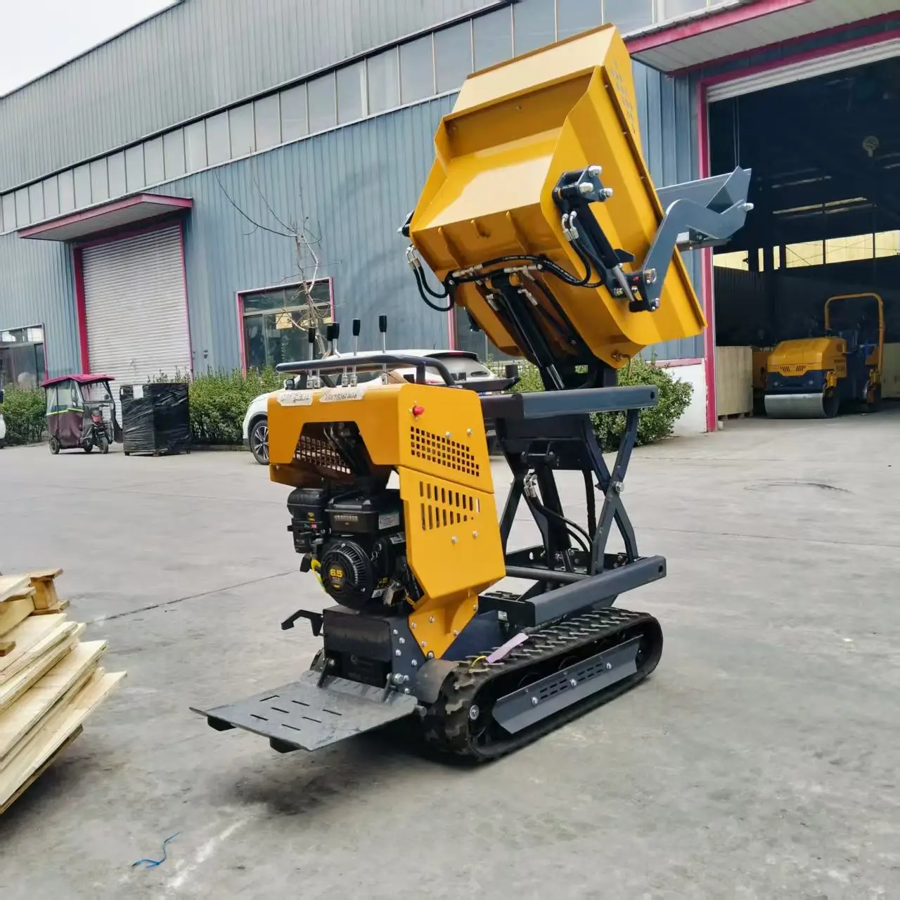 Mini Dumper Tracks Loaders Mini Track Loader Self Loading Crawler Dumper Hydraulic High Lift for Construction Site