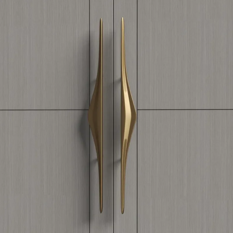 High Quality Hotel Minimalist Glass Door Handle Aluminum Alloy Big Door Pull Handle for Hotel Villa Office Building
