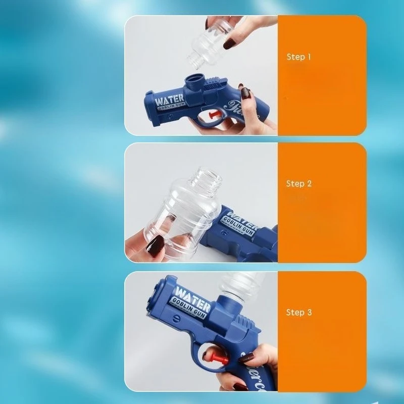 Pistolet à eau à Double trou pour enfants, jouet de plage, jouets de bain interactif Parent-enfant, cadeau de noël et d'anniversaire