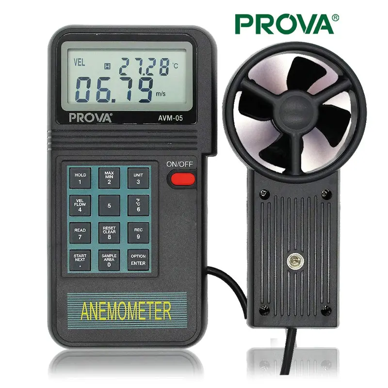 AVM-01/03/05/07 Digital Anemometer High-precision Vane Anemometer Wind Meter PROVA