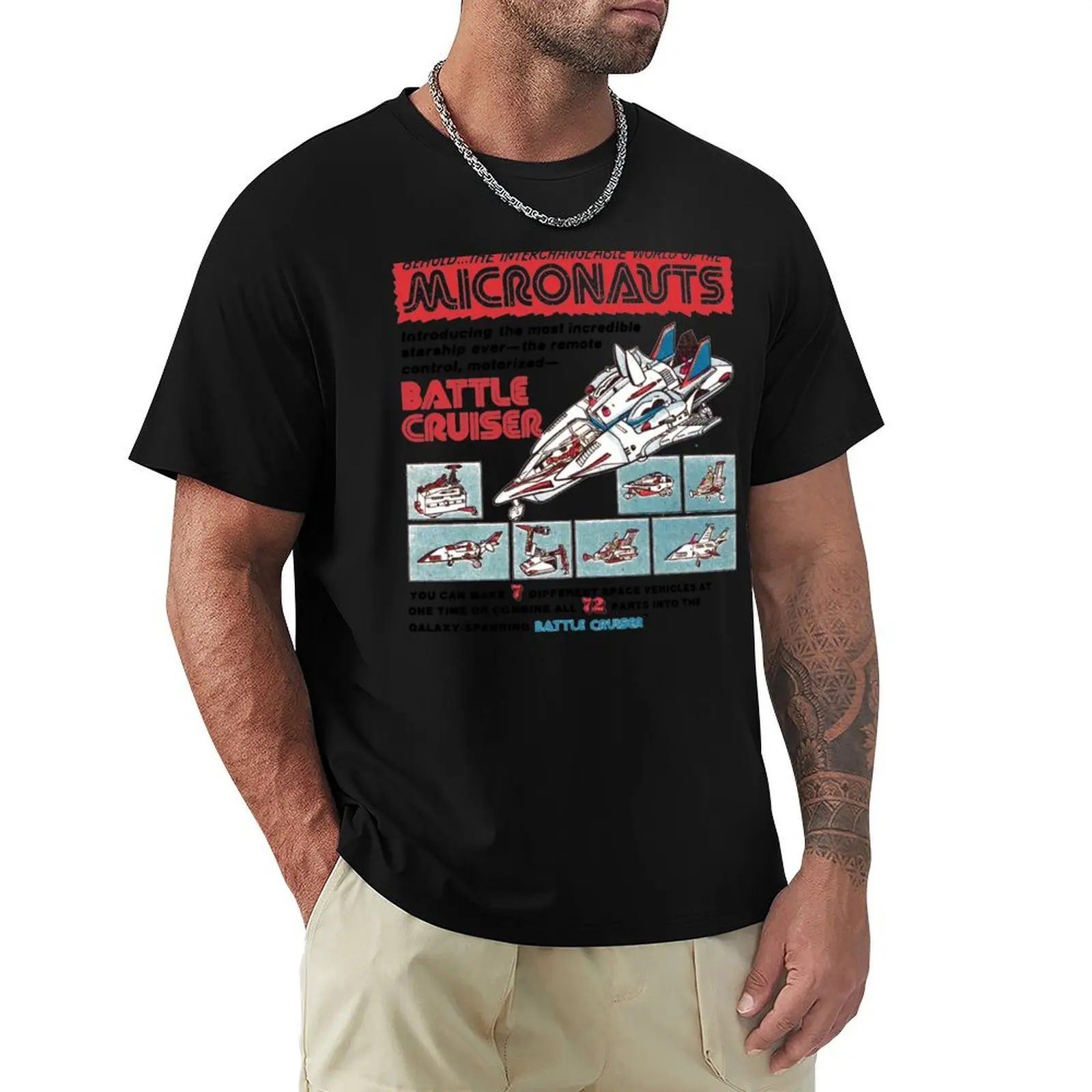 MICRONAUTS TOY ADVERT T-Shirt summer clothes boys whites aesthetic clothes mens t shirts top quality