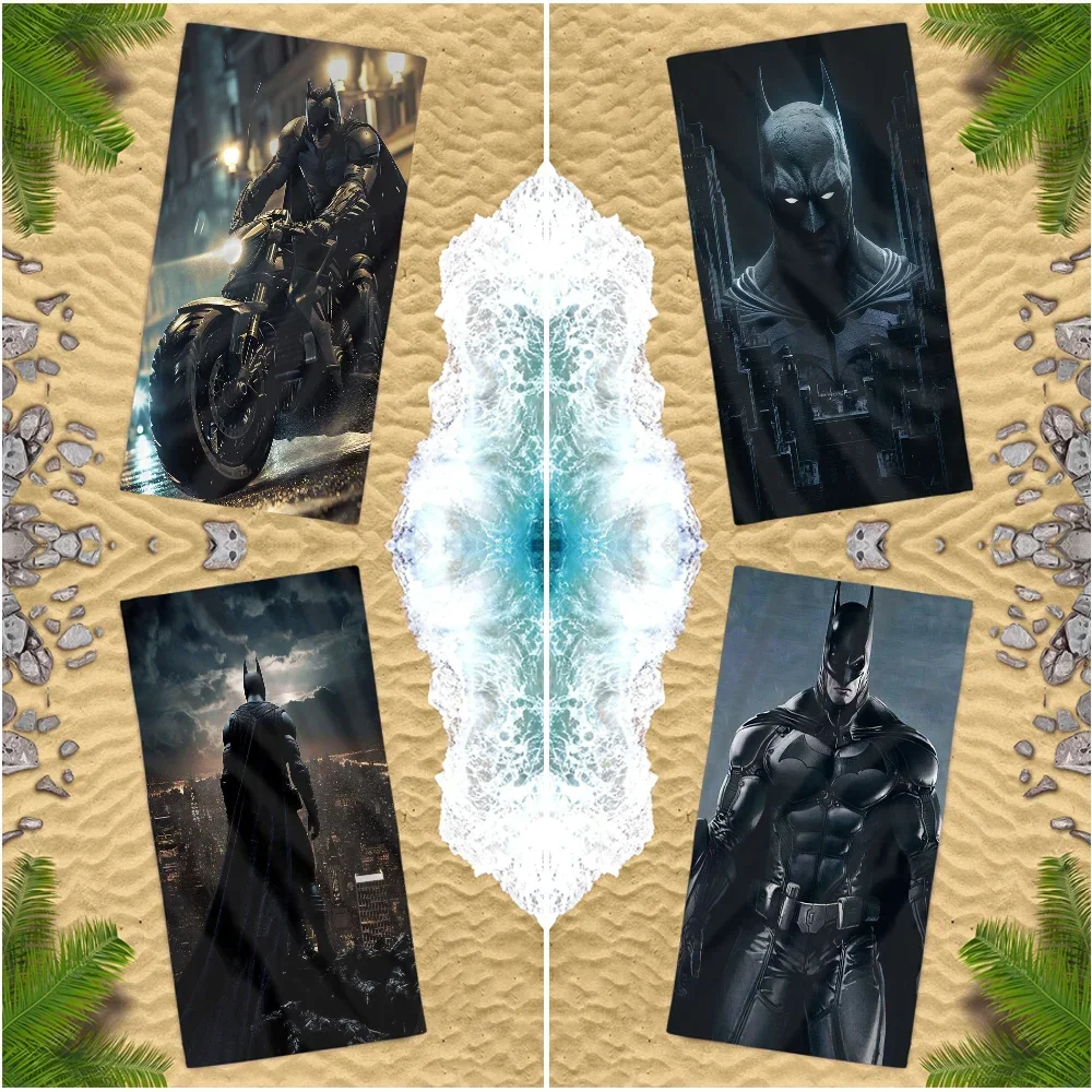 

Полотенце B-Batman из микрофибры, впитывающее, быстросохнущее, мягкое, для тренировок, йоги, плавания, альпинизма, курортное, пляжное полотенце