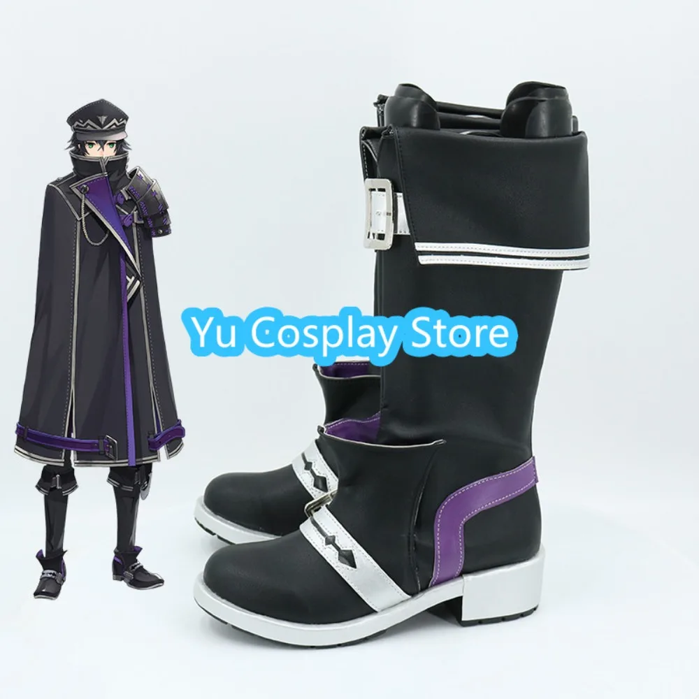 Touken Ranbu Suishinshi Masahide Cosplay Shoes Samurai Sword Style Boots Custom Made For Stage Performance & Anime Convention