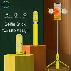 LISCN Colorful Smartphone Selfie Stick Bluetooth Remote Selfie Stick Tripod for Selfies, Recording, Live Broadcasting, Video