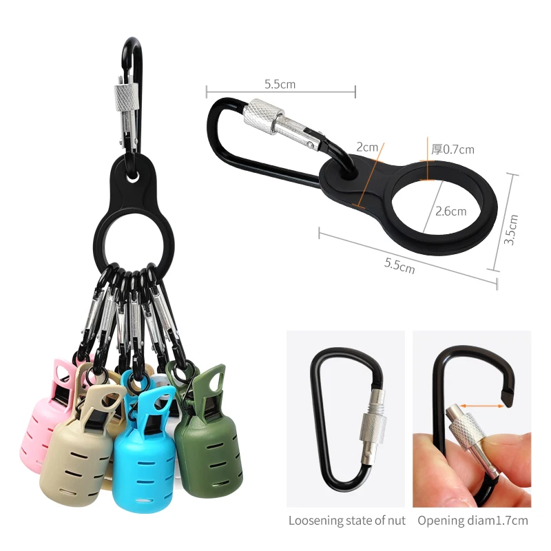 New Squid Jig Bait Protector Kit 6pcs Webfoot Octopus Egi Hooks Cover Cuttlefish Umbrella Lure Cap with Carabiner Fishing Tackle