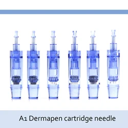 50pcs/Lot Blue Bayonet Cartridge Replacement Microneedling 9/12/24/36/42Pin Nano Skin Care MicroNeedle For A1 Derma Pen