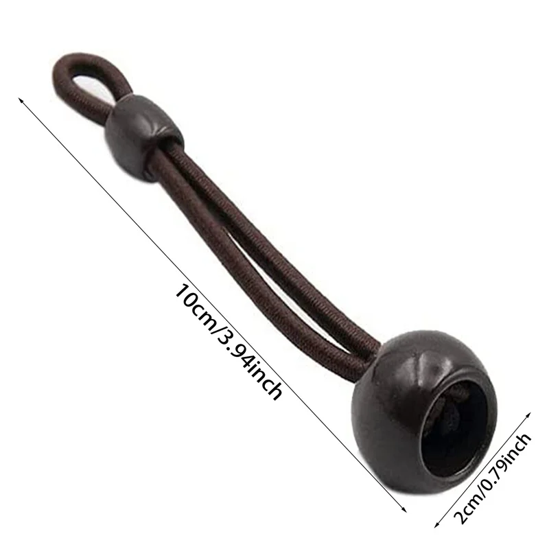 Elastic Fixed Plastic Rope Ball Outdoor Windproof Spring Ball Rope Roller Blind Fixing Curtain Rope Lock Accessories 2024 New