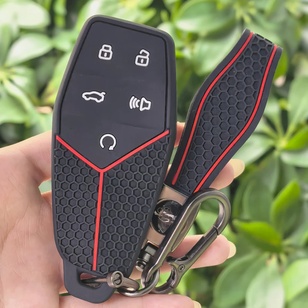 For MG ONE 2022-2026 Silicone Car Key Case Bag Full Cover Keyless Entry Smart Remote Key Protection Shell Accessories