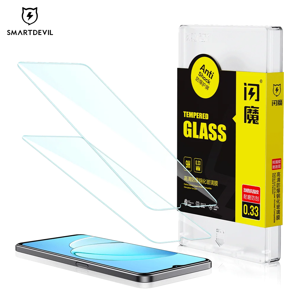 SmartDevil Tempered Glass 2 PCS for realme GT Neo 3T Q5 Pro Master Screen Protector realme 10 5G Q3s Q2 V5 V11 X50 X7 HD