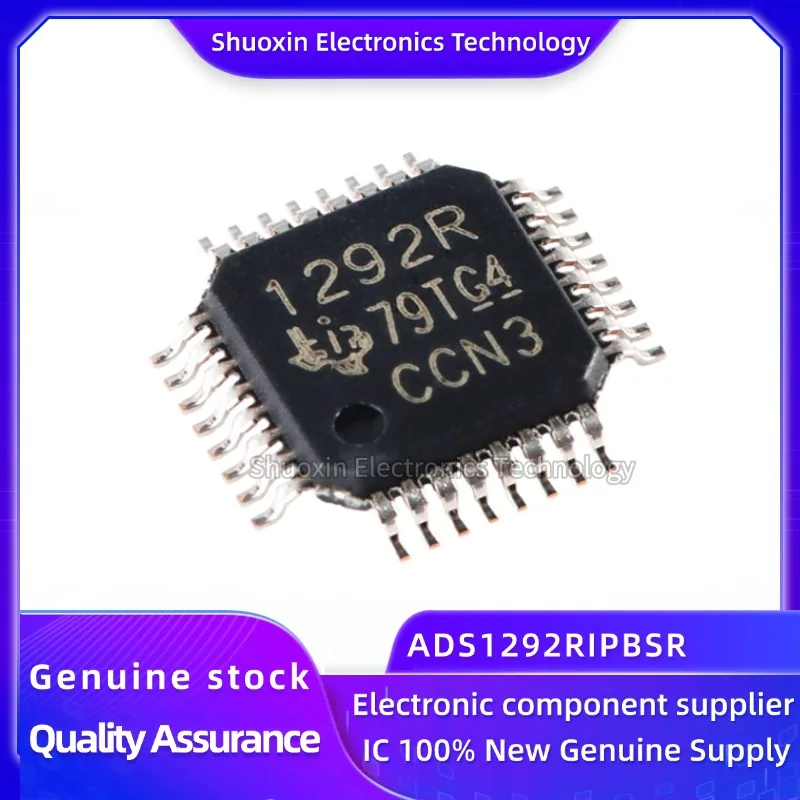 

10 Pieces/Batch 100% New Ads1292Ripbsr Tqfp-32 24-Bit Analog Converter Chip