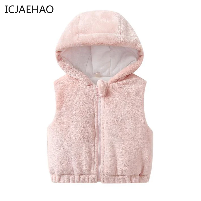 

Children Warm Winter Vest Coats Baby Cotton Waistcoat Kids Outerwear Newborn Children Clothing Boys Girls Hooded Jackets Vests