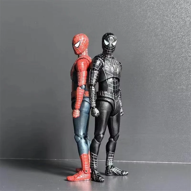 14 cm große Shf Tobey Spider-Man-Figur, bewegliches Ct Toys-Modell, exquisites Sammlerornament, praktisches Geschenk ohne Ständer