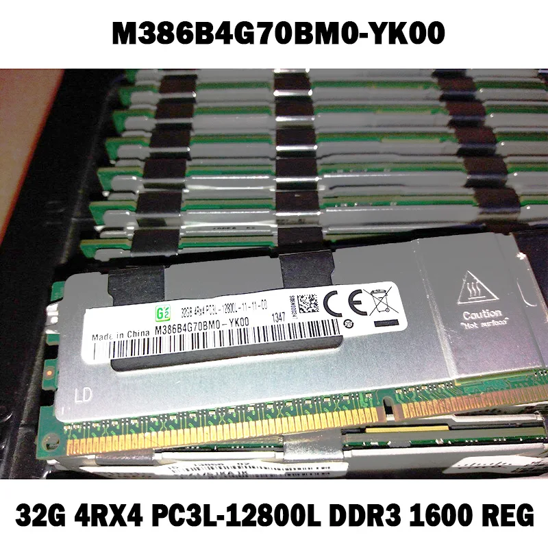 

1PCS M386B4G70BM0-YK00 32G 4RX4 PC3L-12800L DDR3 1600 REG For Samsung Memory Module