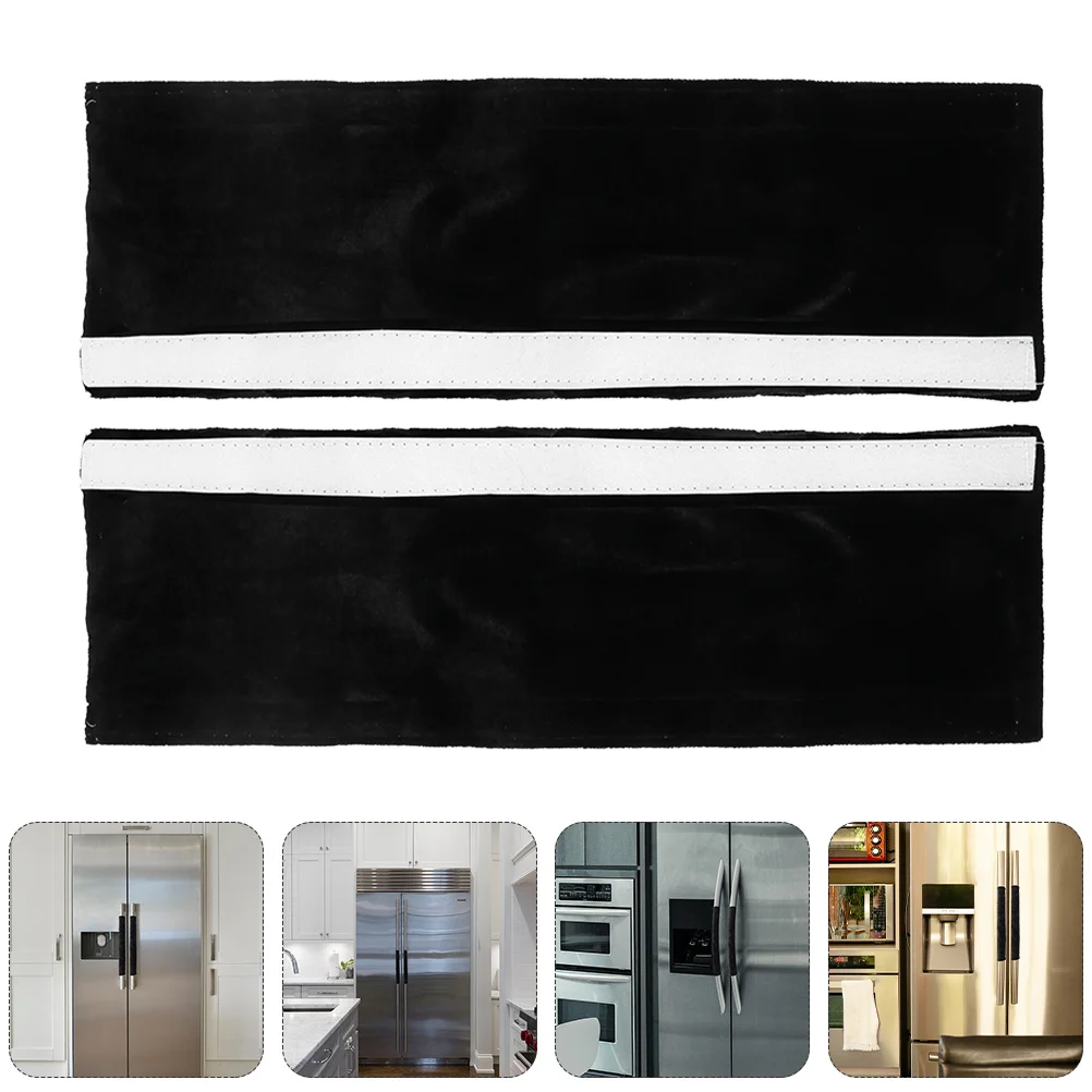 

2Pcs Appliance Handle Protector Refrigerator Door Handle Cover for Kitchen Fridge Oven Freezer Washable Non-Slip Multi-Surface