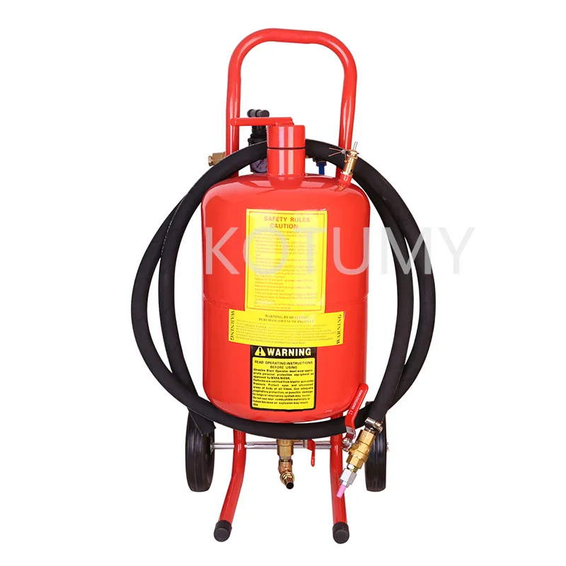 5GAL/10 GAL sandblasting machine Small rust refurbishment sander 20L/40L Photosynthetic Sandblasting Machine Mobile