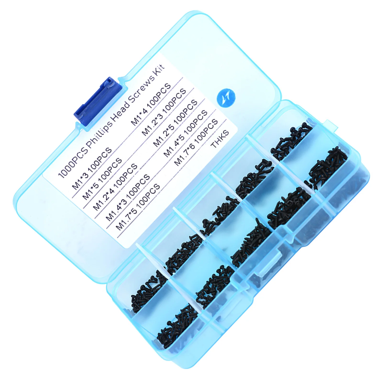Small Screws  Head Selftapping Bolts Assortment Kit M1 M1.2 M1.4 M1.7 Screw Assortment  Head Screw Small Screw