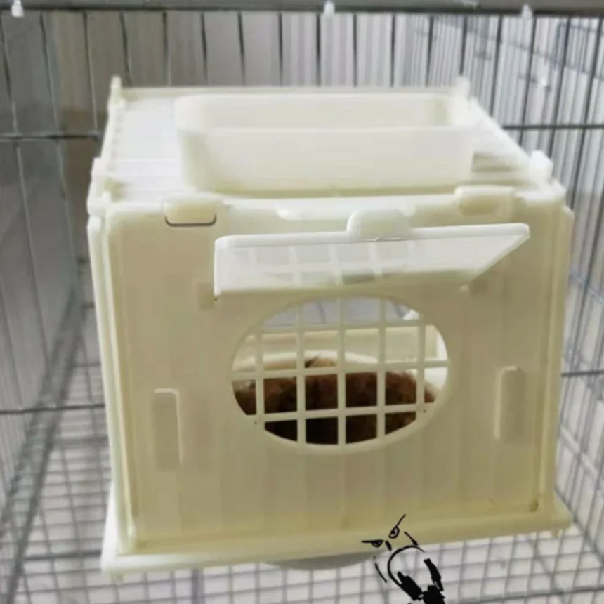 Bird cage Bird house white parrot cage high quality pet plastic Removable bird nest birds cage   1pc