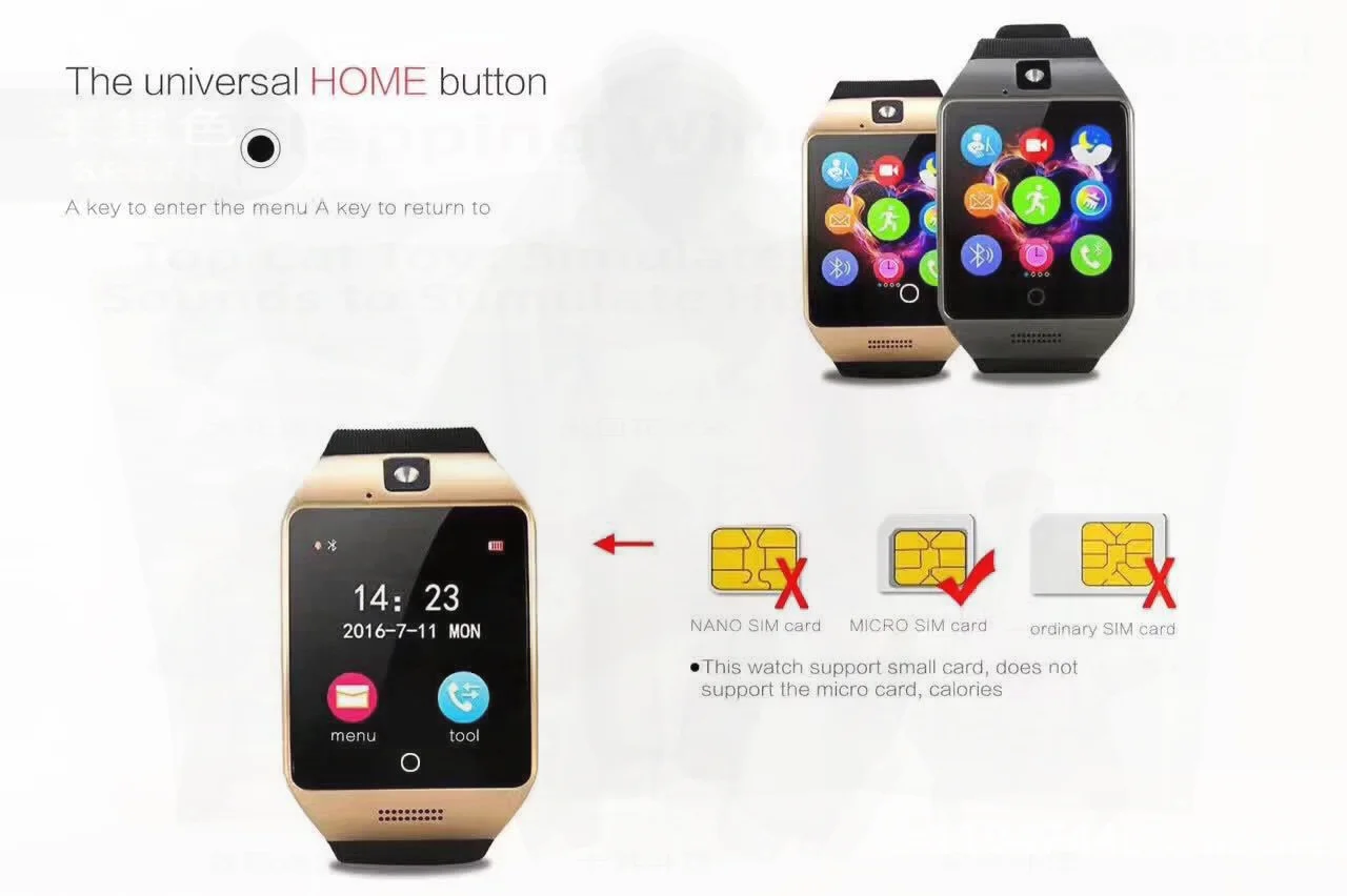 Q18 Смарт-часы с изогнутым сенсорным экраном SMS Многофункциональный Bluetooth-браслет для взрослых Спортивный стиль Силиконовый английский многоязычный