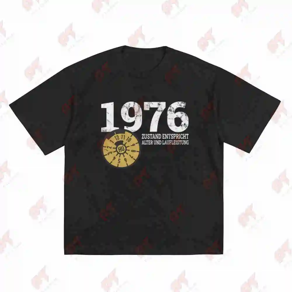 50th Birthday 1976 Condition Matches Age And Mileage Short Sleeve Tee 100% Cotton T-Shirt