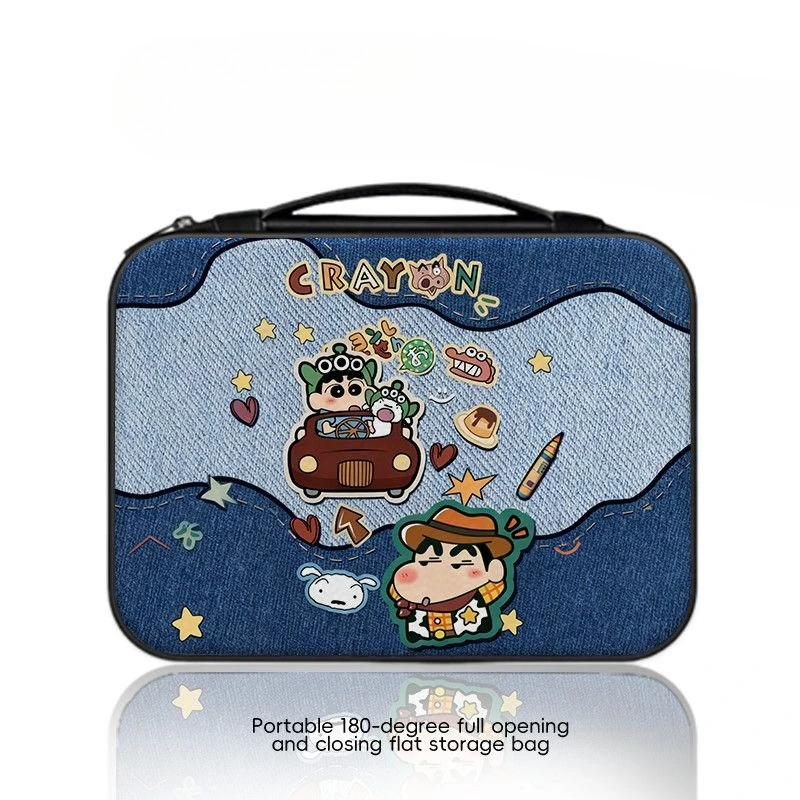 Crayon Shin-chan Nohara Hiroshi Boochan Anime Zweidimensionale Tablet-Tasche für Männer und Frauen, tragbare Handtasche zur Aufbewahrung für Studenten – Detail 5