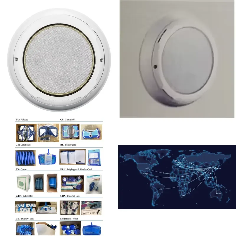 for 24W Pool Light  Thin Cover IP68 Waterproof for Outdoor Swimming Pools Gardens Underwater Areas