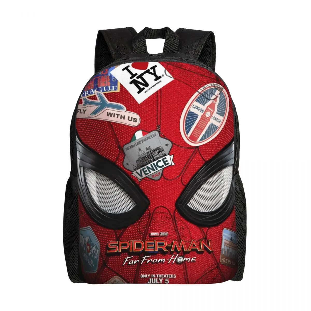 

Marvel Spider-Man Backpack, Women's Oxford Cloth Backpack, Men's School Bag, Travel Backpack, Laptop Backpack