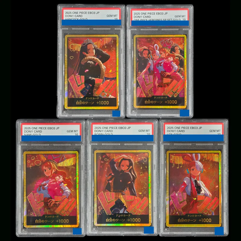 5 STYLE 2025 ONE PIECE JAPANESE EB03-EXTRA BOOSTER -ONE PIECE HEROINES EDITION- DON!! CA Grade 10 Collection Card