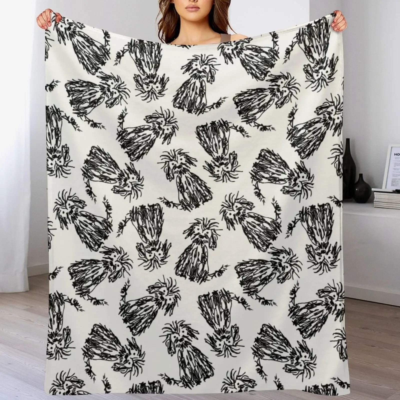 Dog days Throw Blanket Cozy Light Blanket for Travel Camping Picnic