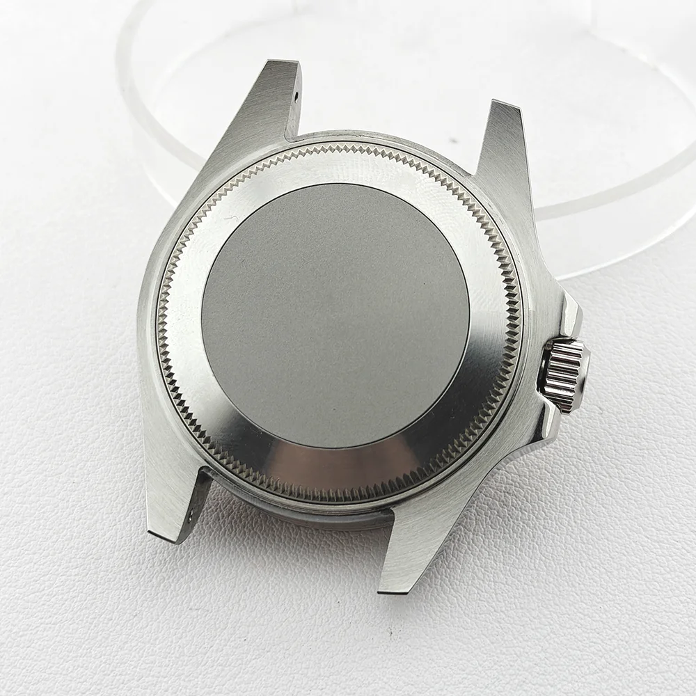For NH35 Case 42.8mm Limited Edition Sapphire Crystal Both Side Curved Glass Black Ceramic Bezel For NH34/36/38 Movement