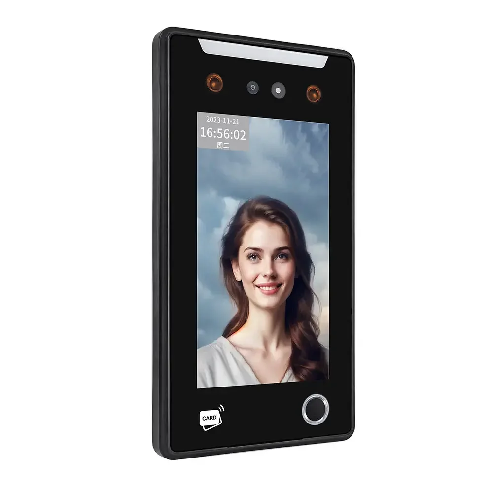 WG IN&OUT Fingerprint Biometric Time Attendance System Facial Access Control Product Scanning Model