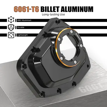 NICECNC 適用於哈雷戴維森 Dyna Super Glide Custom /FXD Street Bob Fat Bob Low Rider Wide Glide 2001-2017 透明凸輪軸蓋 6 最佳銷售 哈雷戴維森肥仔 - №1