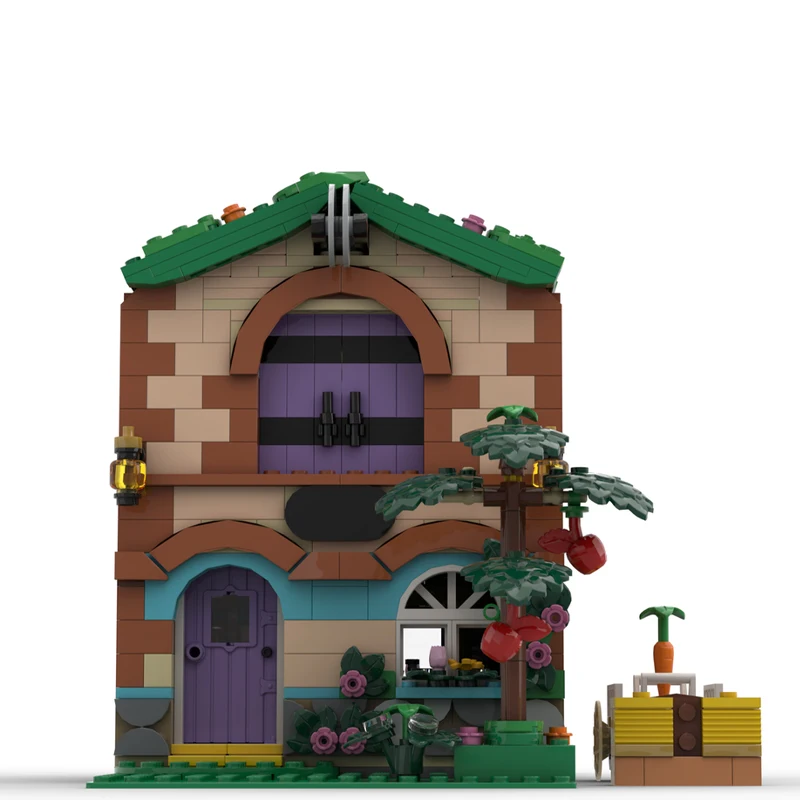 บ้านฟาร์มแบบประกอบเอง 831 ชิ้น - ชุดดัดแปลงจากชุด 42654 MOC ของเล่นตัวต่อแบบประกอบเอง DIY ของขวัญวันเกิด