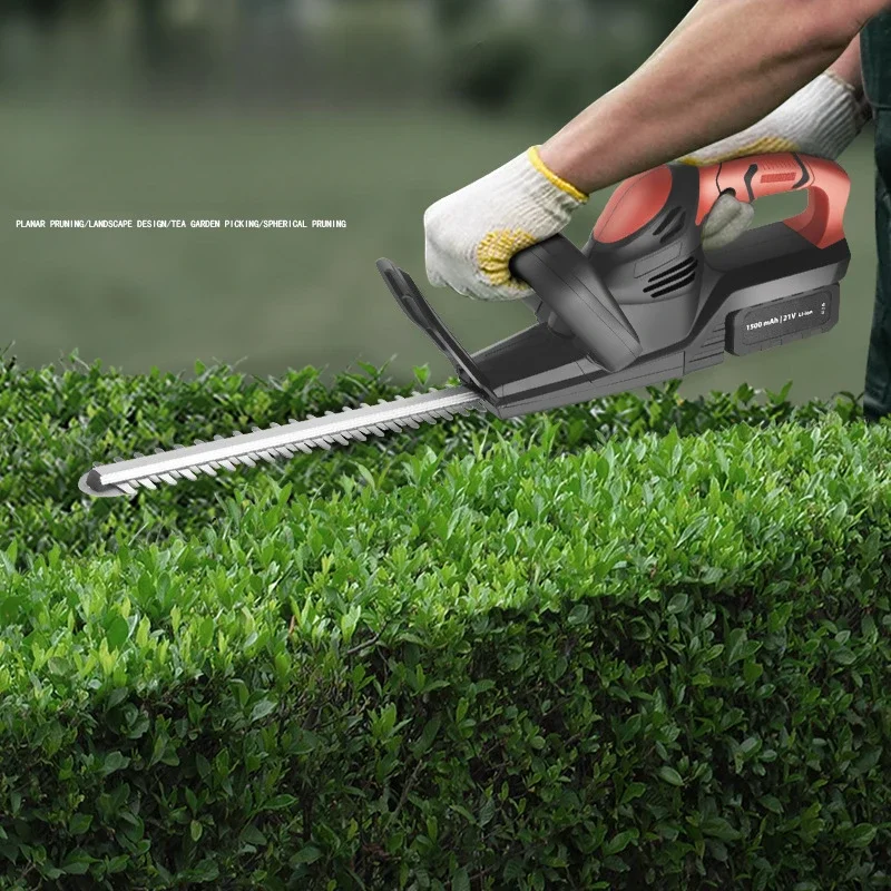 Brushless Motor Hedge Trimmer Portable Household Multifunctional Garden Greening Electric Lithium Battery Manual Lawn Trimmer