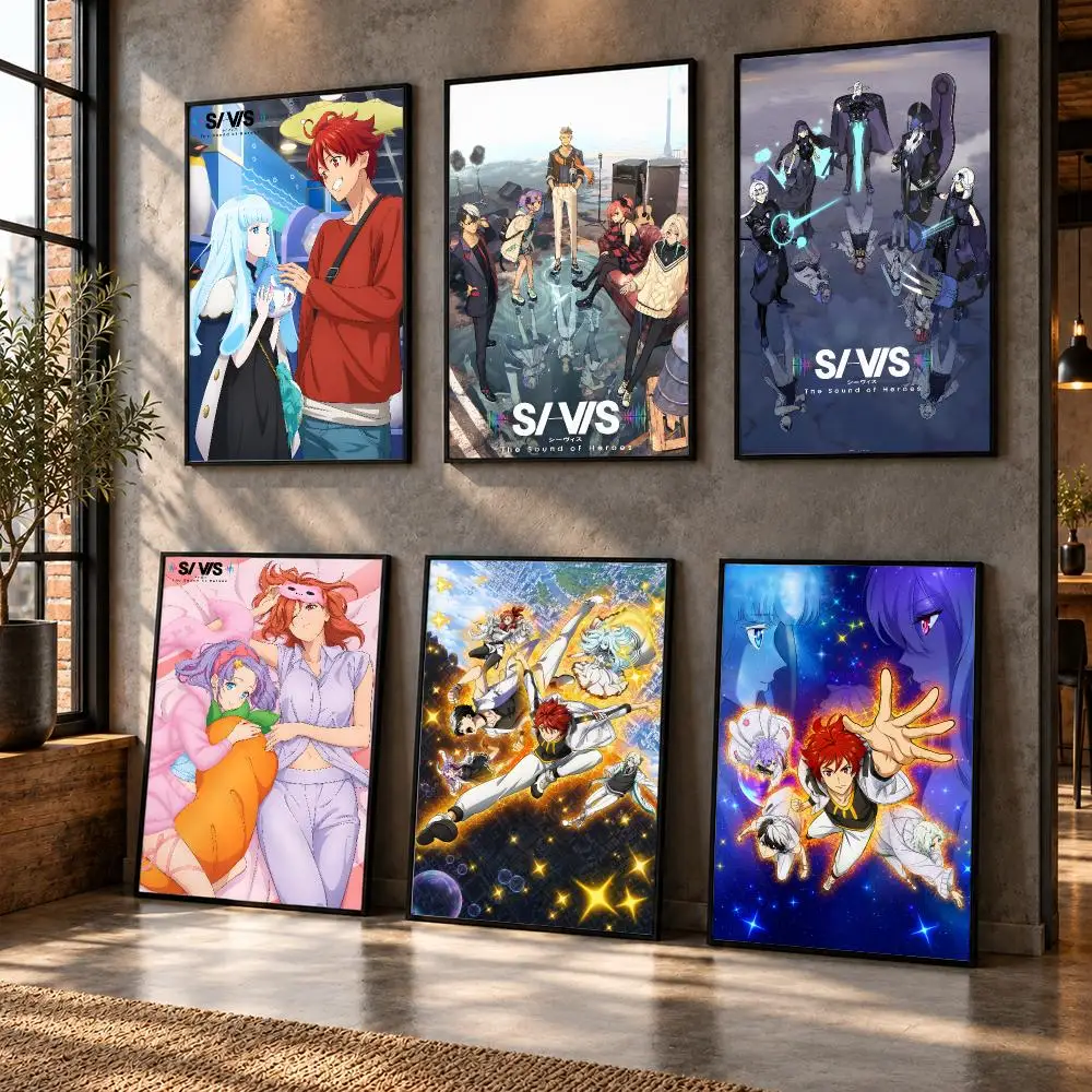 Anime SI-VIS The Sound Of Heroes Poster  PP Self Adhesive Home Garage Dorm Bar Wall Decor Aesthetic Retro Gift