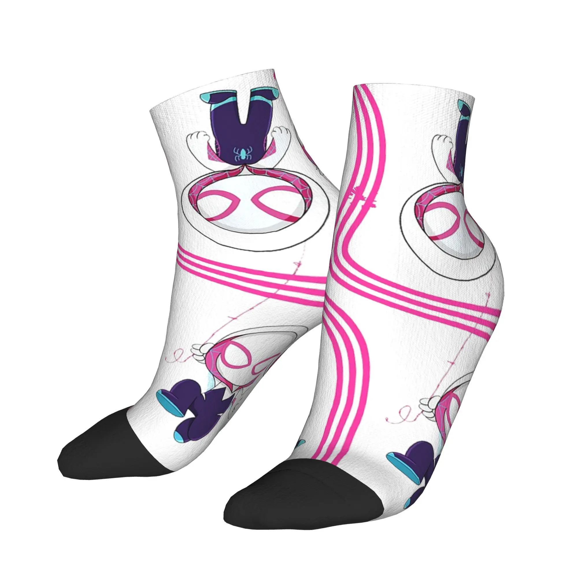 

Носки с пауком-призраком, впитывающие пот чулки в стиле Харадзюку, всесезонные носки, аксессуары для унисекс, рождественские подарки