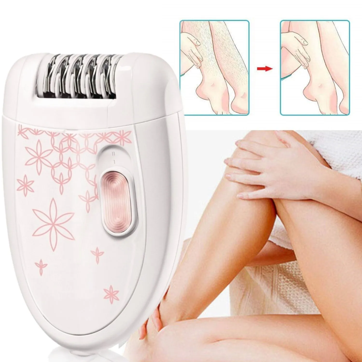 2022 New Women Epilator Electric Hair Removal for Body Underarm Female Epilator for Face Lady Leg Bikini Trimmer 100-240v Corded