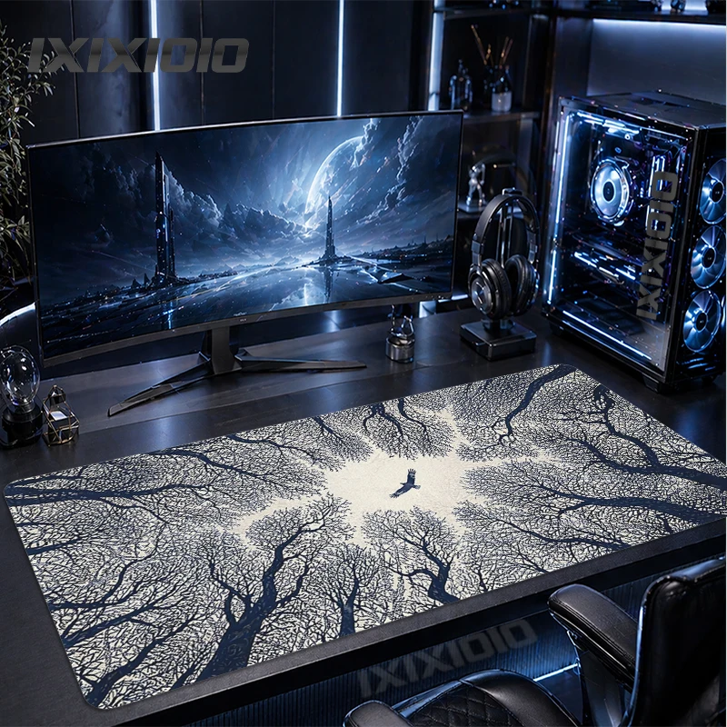 Mouse Pad Gaming Abstract Forest XL Computer Custom Mousepad XXL Mouse Mat MousePads Natural Rubber Gaming laptop Mice Pad