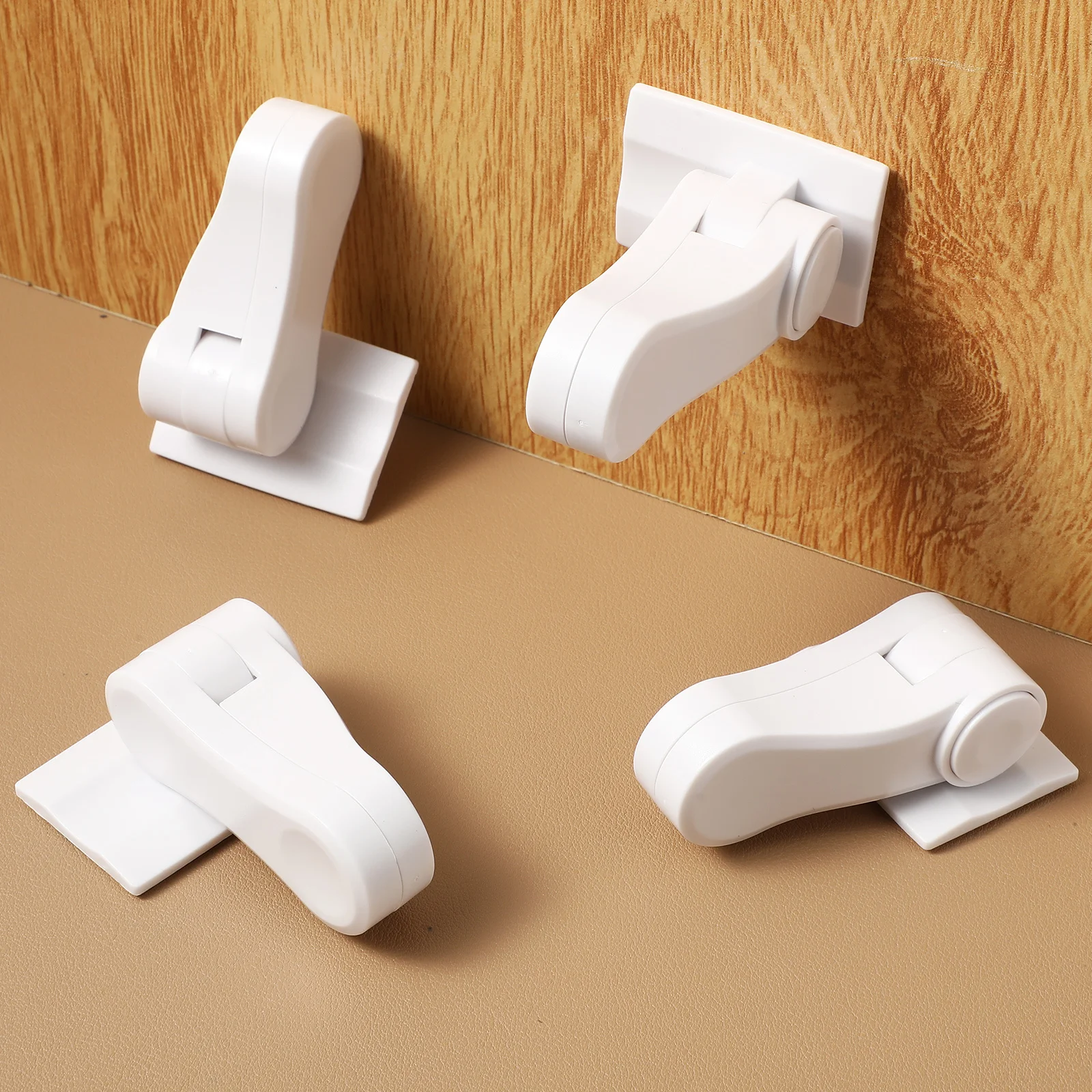 

8Pcs Child Safety Locks for Doors Compact Design Fits Most Standard Levers Easy to Install Door Locks for Kids Safety