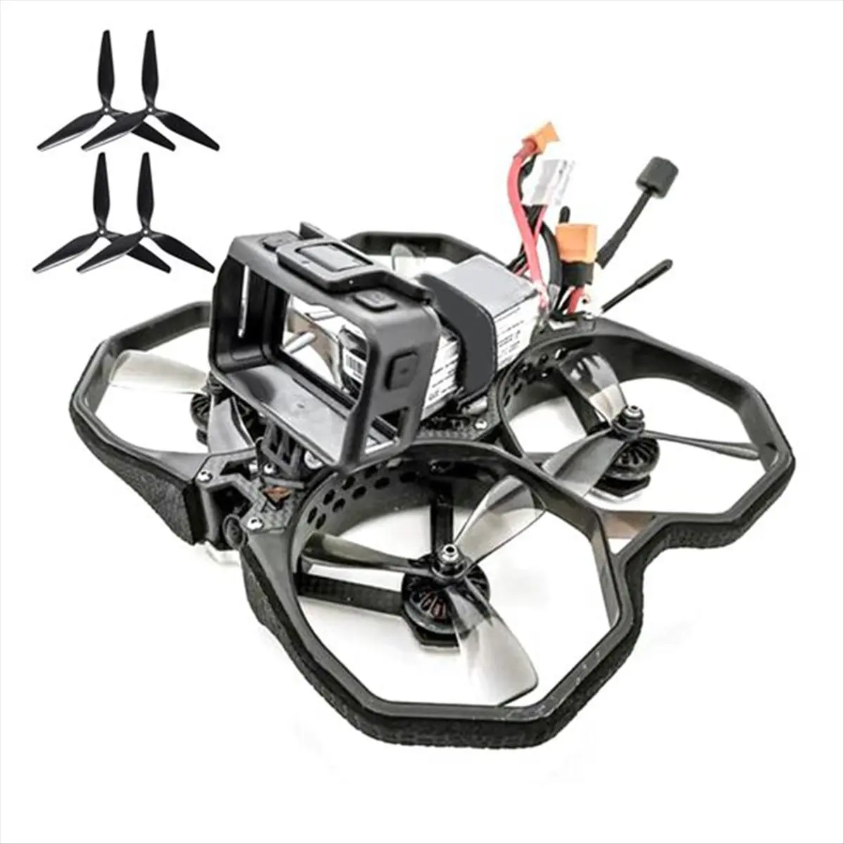 4 أزواج من شفرات المروحة لـ MacroQuad 7x4.5x3 7045 مراوح نايلون متعددة الأغراض ذات 3 شفرات - BCBW