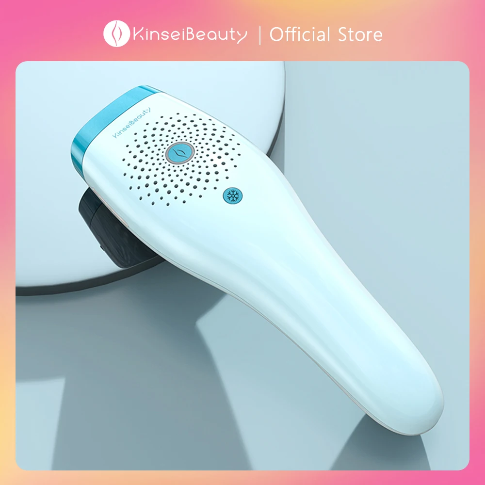 KinseiBeauty Laser Hair Removal Device Ice Cooling IPL Laser Epilator Home Use Depiladora for Women Men Laser Hair Removal