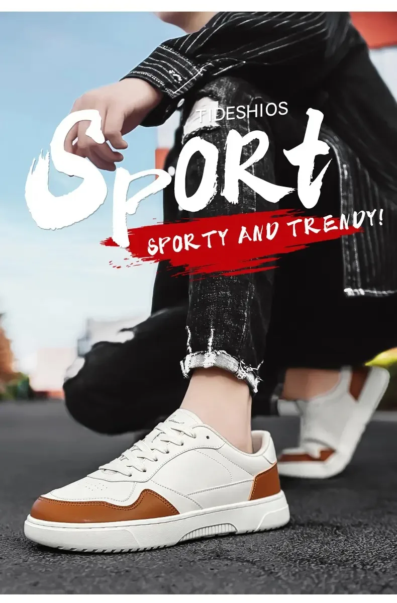 

New men's casual shoes for spring and autumn wide last shoes, board shoes, wide toe shoes, super fiber and widened feet sneakers