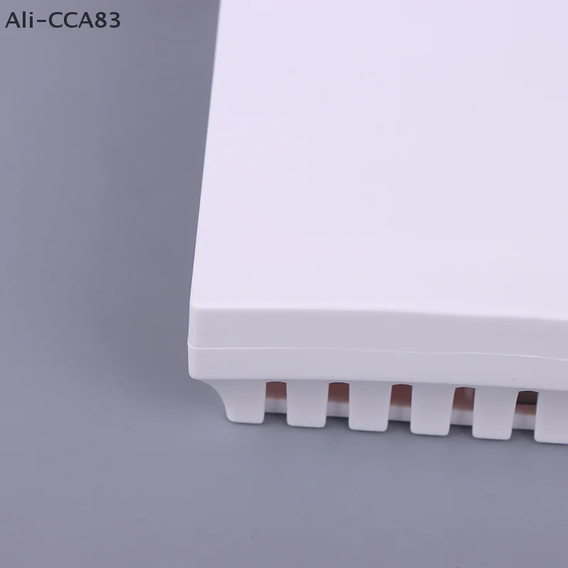 

1Pc White Plastic Dustproof Junction Box Smoke Sensor Shell Power Enclosure Box Electronic Project Case DIY Electrical Box