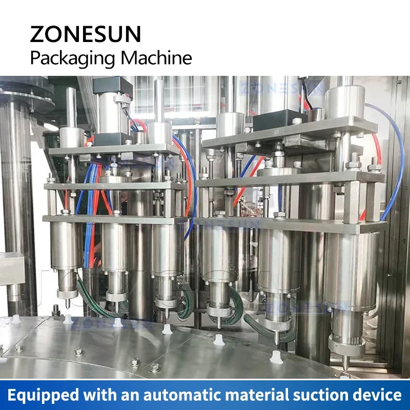 ZONESUN Füll- und Verschließmaschine für automatische Ausgussbeutel Doypack Stand Up Bag Jelly Getränkeverpackungsausrüstung ZS-AFC6YL