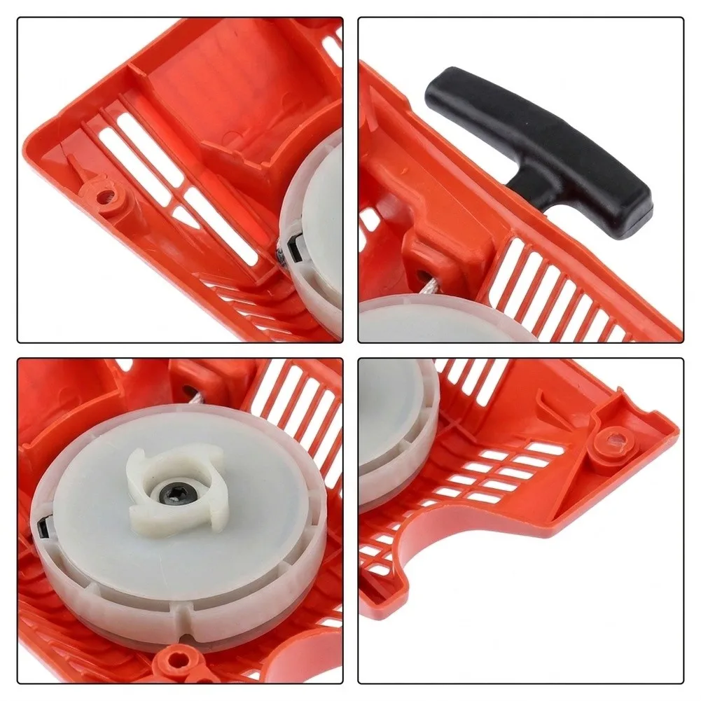 Engine Ignition Part Recoil Starter Assembly Easy Installation Design Quality Plastic Material Smooth Pull Action