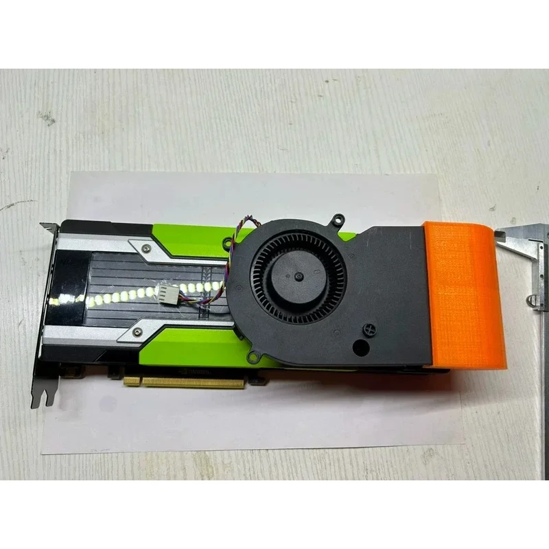 New A+ For NVIDIA For Tesla P100 P40 M40 K80 V100 GPU Modified Active Cooling Assembly